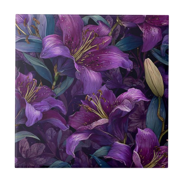 Cool Interior Design LiliesTiles For Living Space Tile (Front)