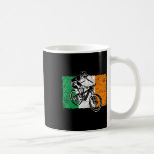 Cool Ireland Flag Vintage Irish Flag Mtb Mountain Coffee Mug