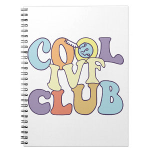 Cool IVF Club IVF Mom Dad Transfer Day Surrogate Notebook