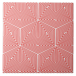 cool Japan geometric pattern Tile