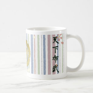 COOL JAPAN SAMURAI KAMON KANJI TENKAFUBU! COFFEE MUG