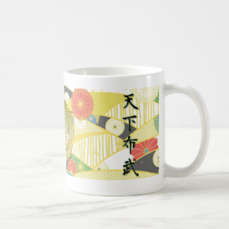 COOL JAPAN SAMURAI KAMON KANJI TENKAFUBU! Oda Coffee Mug