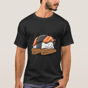 Cool Japanese Food Kawaii Sleeping Sushi T-Shirt
