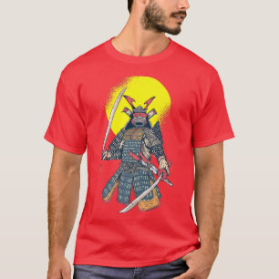 Cool Japanese Samurai Japan Warrior Sword Fighter T-Shirt