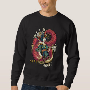 Cool Japanese Tokyo Dragon retro Asian Japanese 1 Sweatshirt