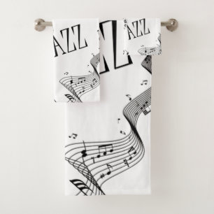 Cool Jazz Bath Towel Set