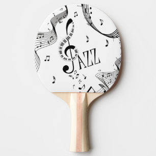 Cool Jazz Ping Pong Paddle
