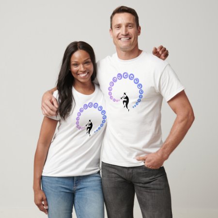 Cool Jazz Trumpet Music Blue Lilac T-Shirt