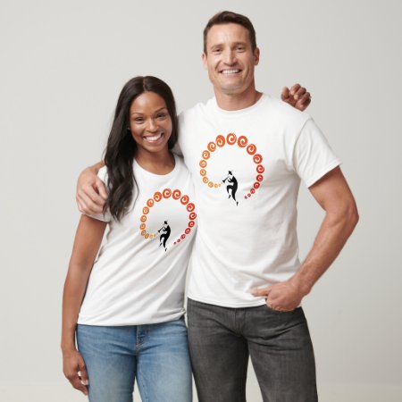 Cool Jazz Trumpet Music Yellow Orange T-Shirt