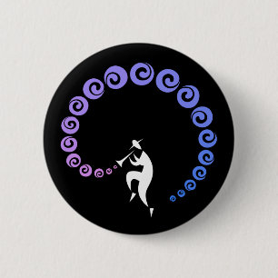 Cool Jazz Trumpet Musician 2 Inch Round Button