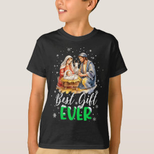 Cool Jesus Nativity Scene Christian Ever Christmas T-Shirt