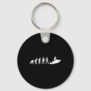 Cool Jet Ski For Men Women Evolution Sea Water Ski Keychain