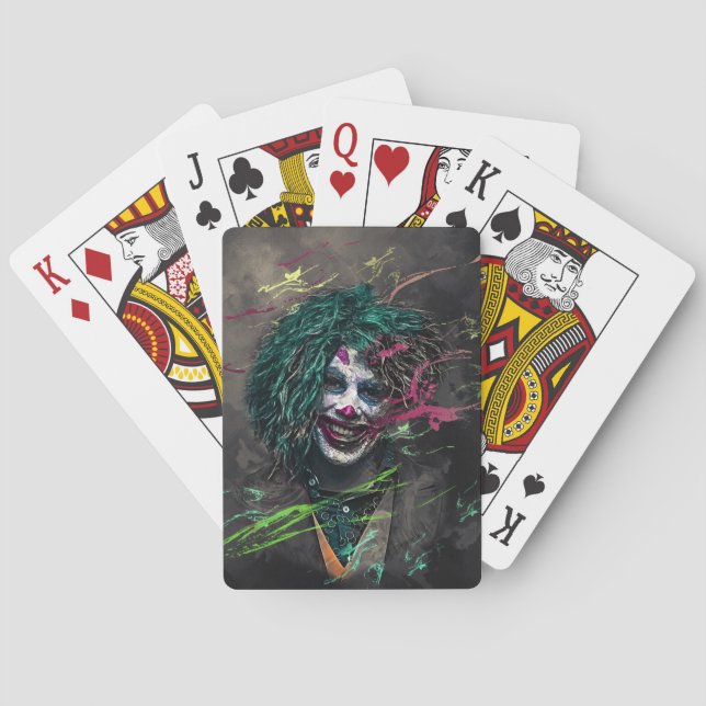 Cool joker playing cards (Back)