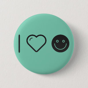 Cool Joy Emoticons 2 Inch Round Button