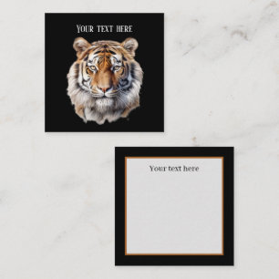 Cool jungle tiger lovers add text card