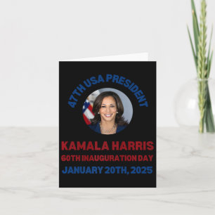 Cool Kamala Harris 2024 Inauguration Day Souvenir  Card