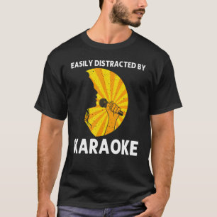 Cool Karaoke For Men Women Singer Microphone Karao T-Shirt