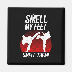 Cool Karate Gift For Boys Girls Funny Smell My Fee Magnet