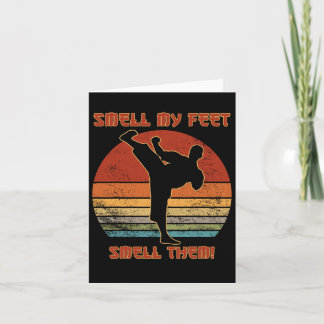 Cool Karate Gifts For Boys Girls Funny Smell My Fe Card
