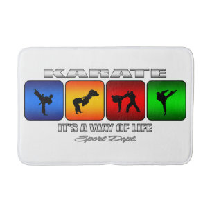 Cool Karate It Is A Way Of Life Bath Mat
