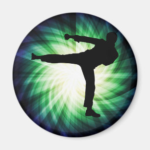 Cool Karate Kick Magnet