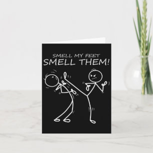 Cool Karate Smell My Feet Smell Them Funny Karate  Card