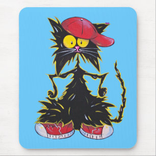Cool Kat Hip Hop Mouse Pad