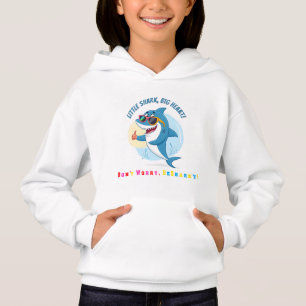 Cool Kawaii Shark Positive Vibes