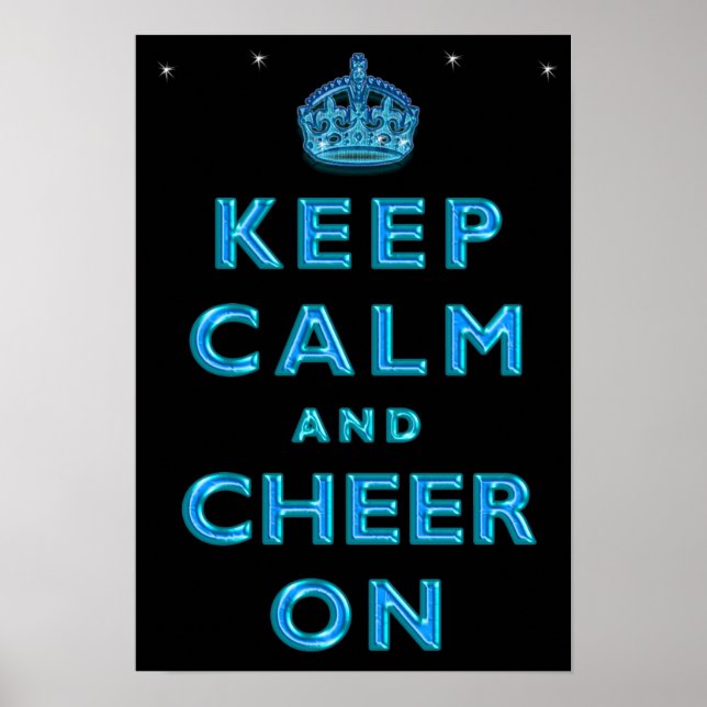 Cool KEEP CALM AND CHEER ON Posters (Front)