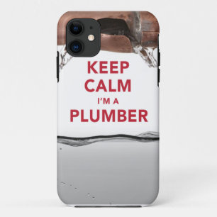 Cool "Keep Calm I'm a Plumber" iPhone 5/5S Case