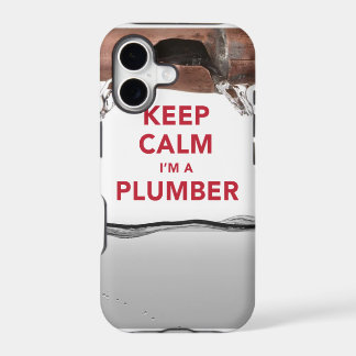 Cool "Keep Calm I'm a Plumber" iPhone 5/5S Case