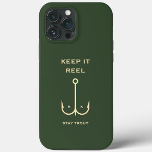 COOL KEEP IT REEL FISHING FATHER'S DAY STAY TROUT iPhone 13 PRO MAX CASE
