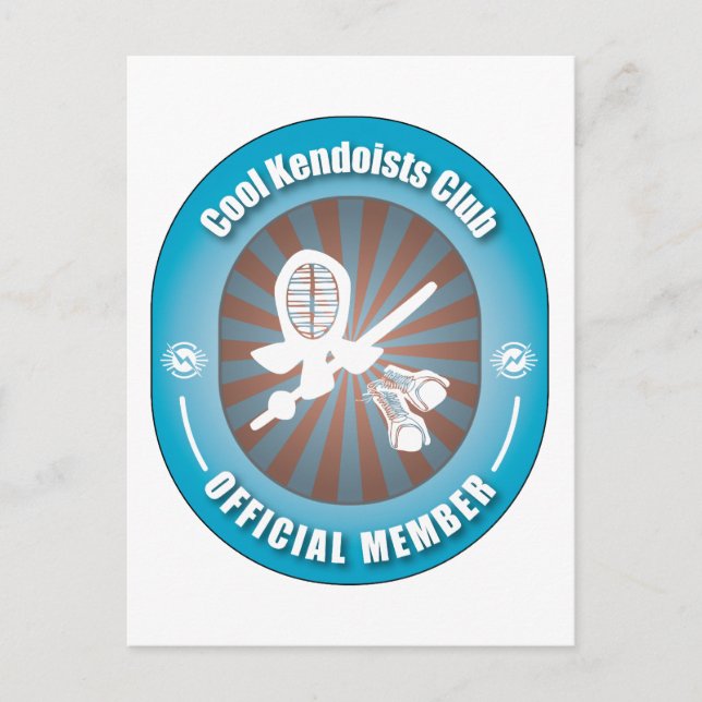 Cool Kendoists Club Postcard (Front)
