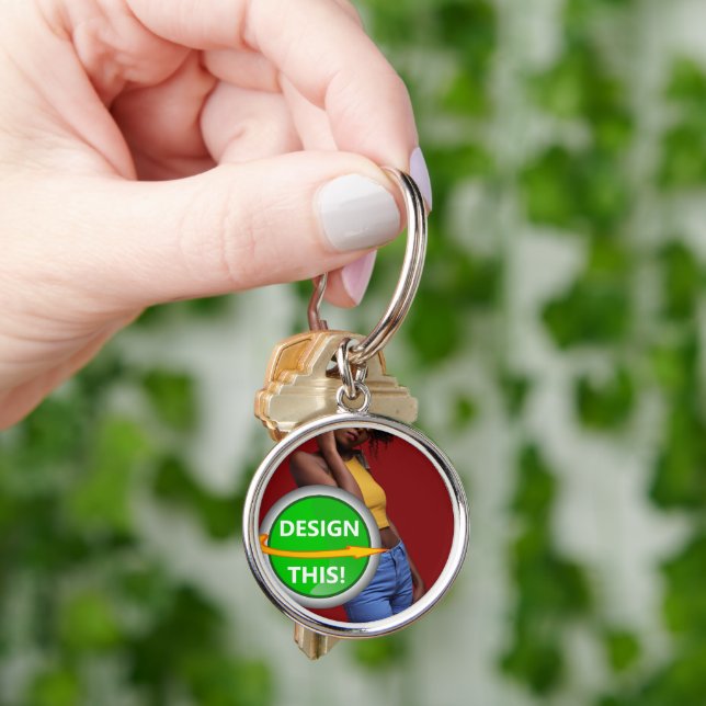 COOL! Keychain - Premium Round Small - Custom (Hand)