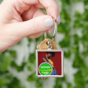 COOL! Keychain - Premium Square Small - Custom