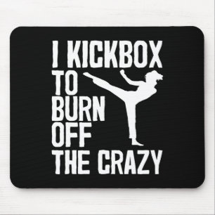 Cool Kickboxing For Men Women Kickboxer Jab Workou Mouse Pad