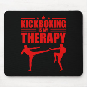 Cool Kickboxing For Men Women Kickboxer Workout Ex Mouse Pad