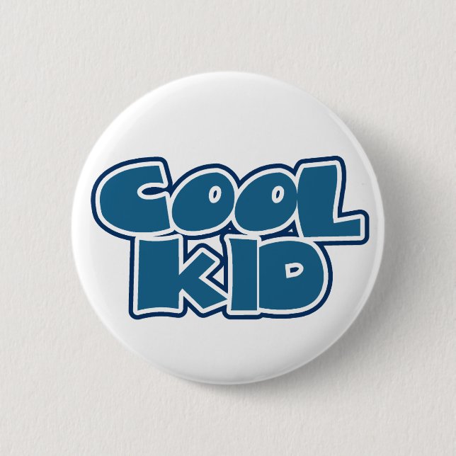 Cool Kid 2 Inch Round Button (Front)