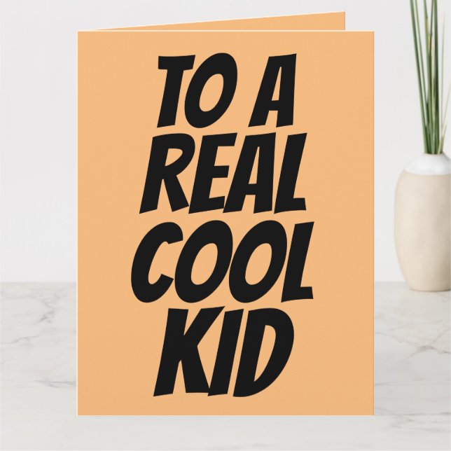COOL KID BIRTHDAY CARDS (Front)