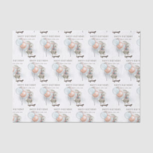 Cool Kid Bunny On Skateboard Tissue Paper 