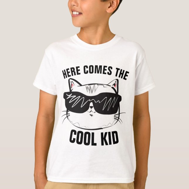 COOL KID CAT T-SHIRTS T-SHIRT (Front)