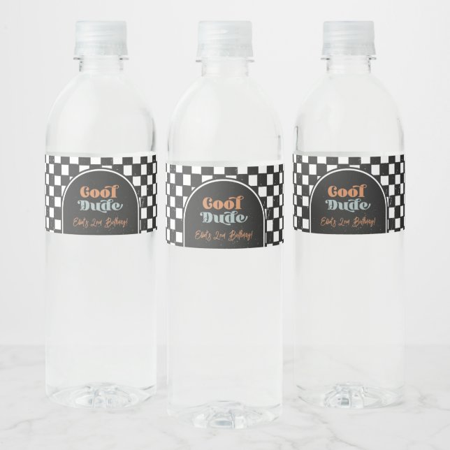 Cool Kid Party Bouteille d'eau Étiquettes (Bouteilles)