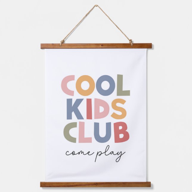 Cool Kids Club Hanging Tapestry (Front)