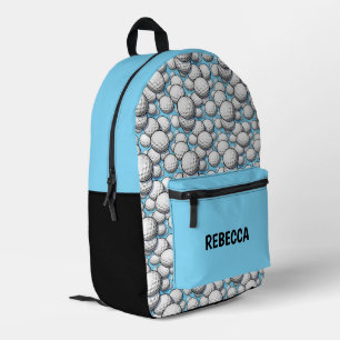 Cool kids golfing sports lovers printed backpack