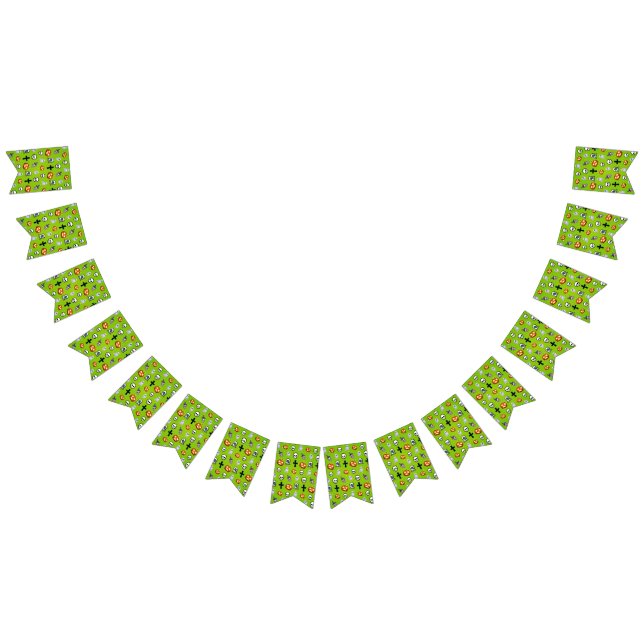 Cool Kids Halloween Party Bunting Flags (All)