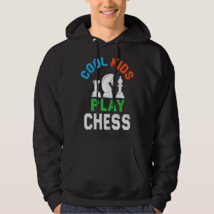 Cool Kids Play Chess  For Men Kids  Pieces Chess Hoodie
