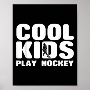 Cool Kids Play Field Hockey Girl  Poster
