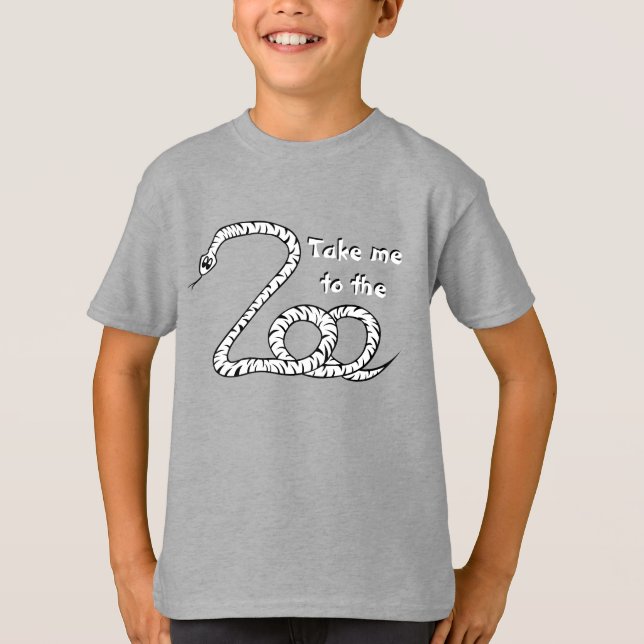 Cool Kids Zoo Lovers Fun Slogan T-Shirt (Front)