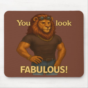 Cool King Lion – Effortlessly Fabulous Mouse Pad