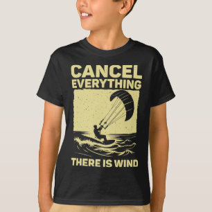 Cool Kitesurfing Art For Men Women Kite Surfing Ki T-Shirt